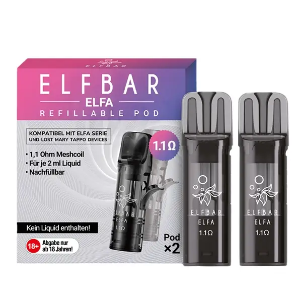 elf bar elfa refillable pods