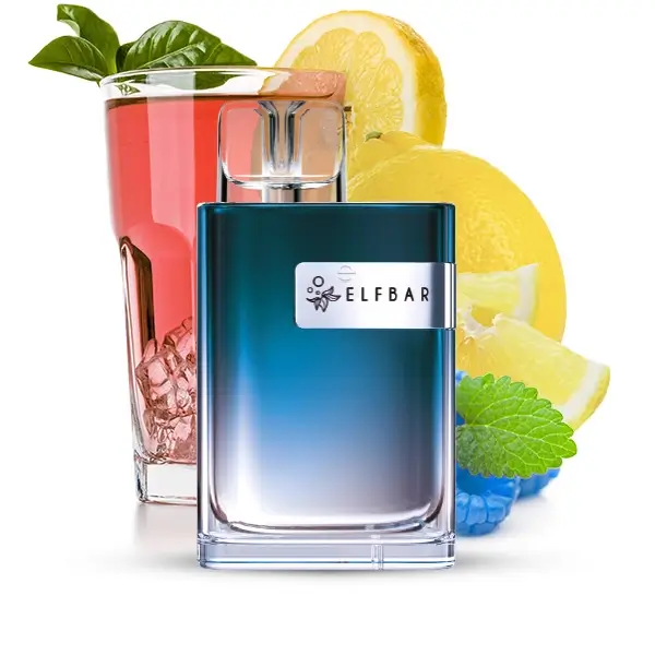 elfbar crystal 600 CR600 | Einweg Vape mit Zügen vape-pens elf bar Flavors:Iced Grape Elfa Pods ohne Nikotin