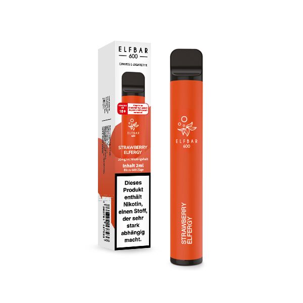 ELFBAR 600 ERDBEERE ELFERGY - ELFBARDE