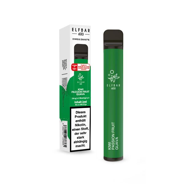 ELFBAR 600 KIWI PASSIONSFRUCHT GUAVA - ELFBARDE
