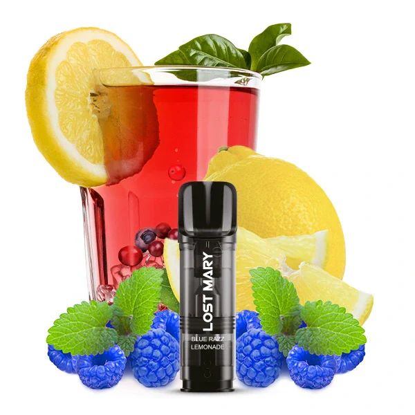 lost mary tappo prefilled pod blue razz lemonade