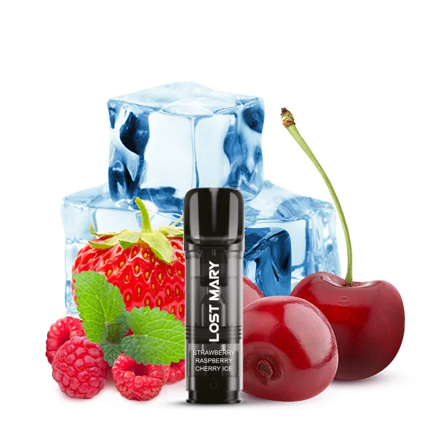 Lost Mary TAPPO Prefilled Pods Strawberry Raspberry Cherry Ice