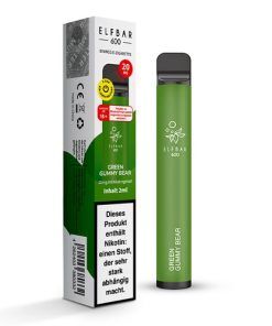 elfbar green geschmack ELF BAR 600 GRÜNER GUMMIBÄR elfa elfbar grün Nikotinstärke:6MG Elf Bar 600 Premium