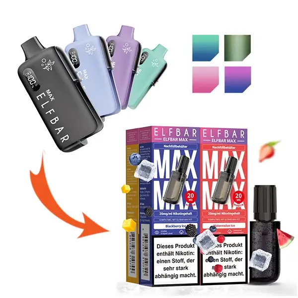 Elf Bar MAX Akku Kit + Pod Bundle