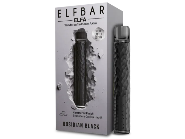 Elf Bar ELFA Akku Limited Edition Obsidian Black - 500 mAh