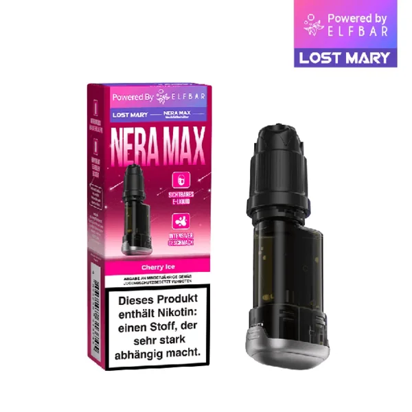 Lost Mary NERA Max Refill Container Cherry Ice 20mg