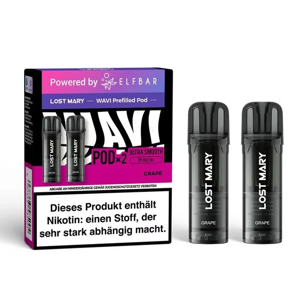 Lost Mary WAVI Grape Nikotin 20mg - 2er Pack