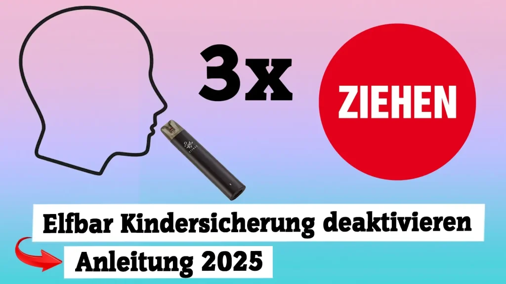 elfbar 800 gummi entfernen Kindersicherung deaktivieren: Anleitung 2025 Pod Flavour:Banana Ice Elf Bar ELFA Pro