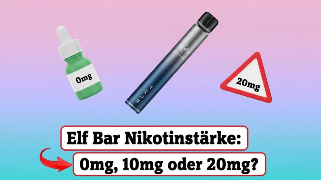 wie viel nikotin hat eine vape elf bar Nikotinstärke: 0mg, 10mg oder 20mg? Pod-Basisgerät vape ohne nikotin Flavor:Cotton Candy Ice - 0 mg ELFBAR Elfa Pods kaufen