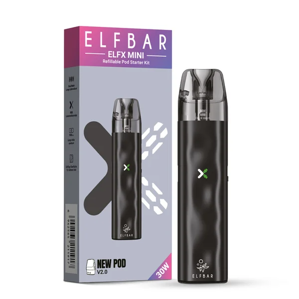Elf Bar ELFX Mini Pod Kit 1000 mAh Black