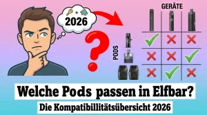 kompatible pods für elfbar Welche passen in Elfbar? Kompatibilität 2026 elf bar pods geschmack Elfbar ELFLIQ Blackberry Ice Flavour-Mixed Fruit Flavours:Sour Pineapple Ice